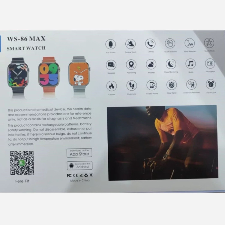 ساعت هوشمند WS-86 MAX - نمای 4