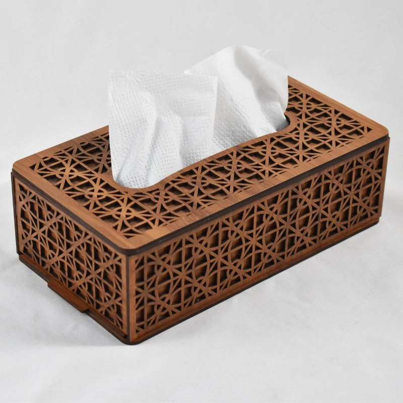 جعبه دستمال کاغذی چوبی